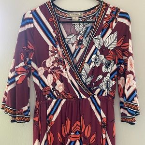 Anthropologie Flying Tomato Long Boho Dress